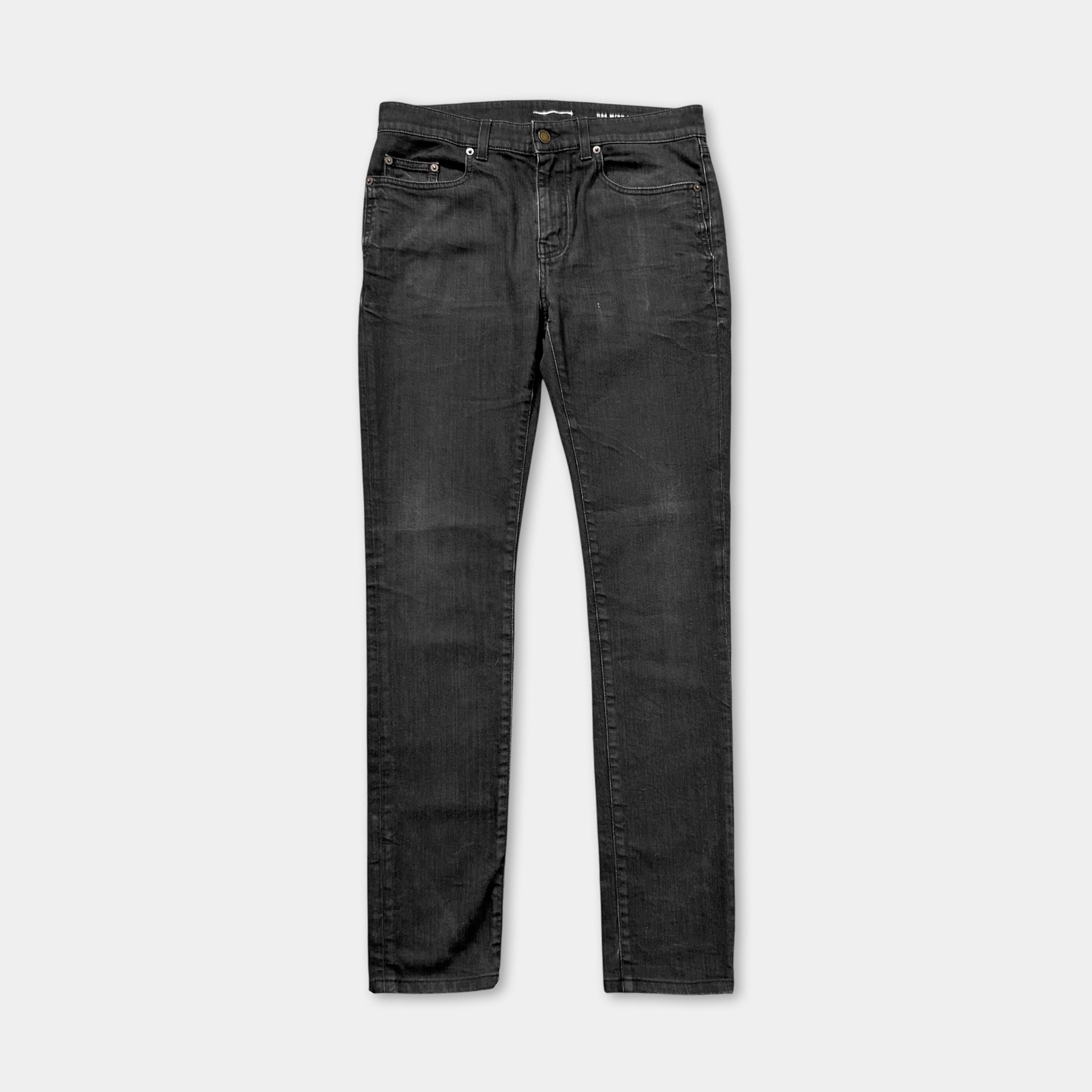 Saint Laurent D24 2016 Hedi Slimane Skinny Black Jeans