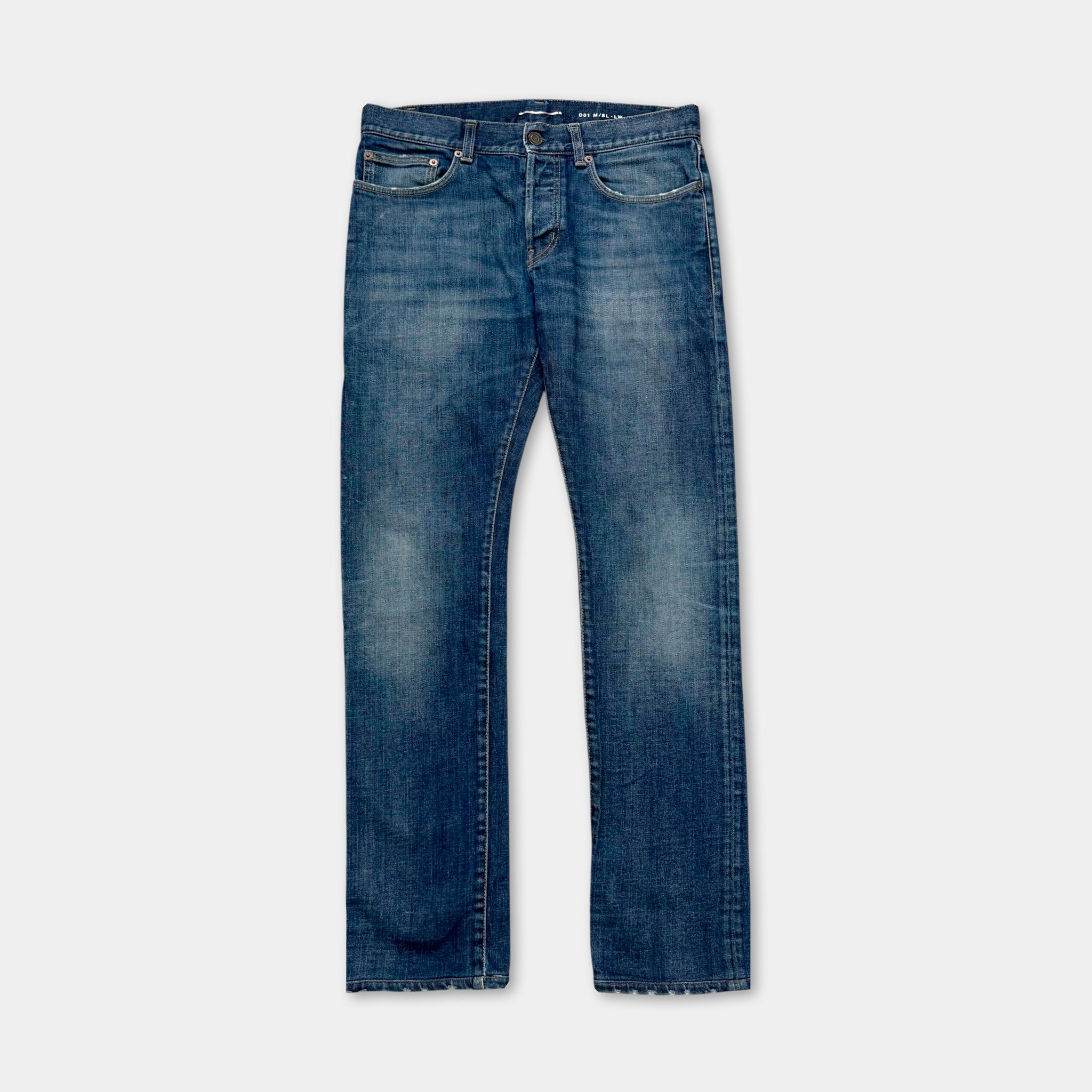 Saint Laurent by Hedi Slimane Blue D01 Straight Jeans