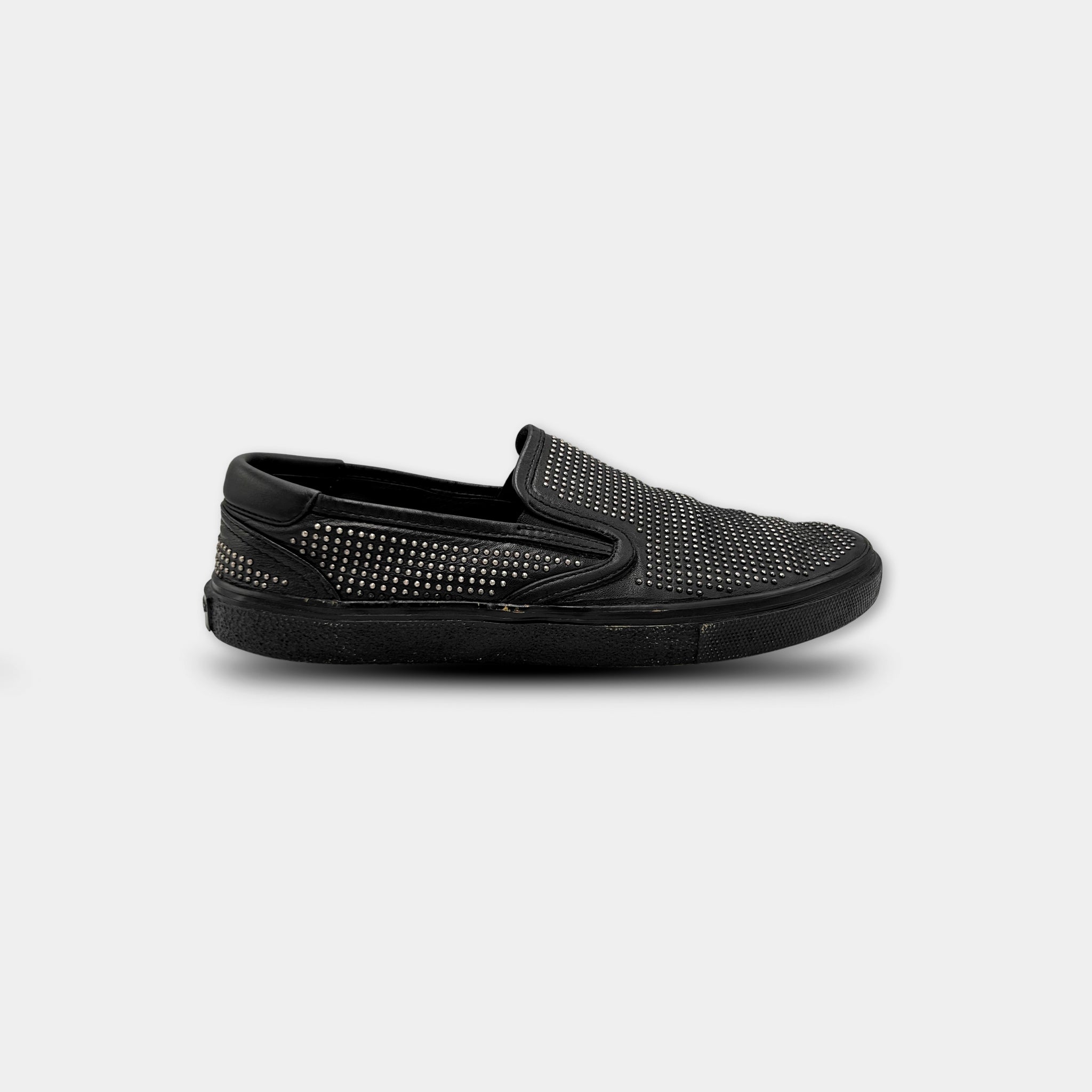 Saint Laurent Paris 2014 Studded Skate Slip-On Sneakers