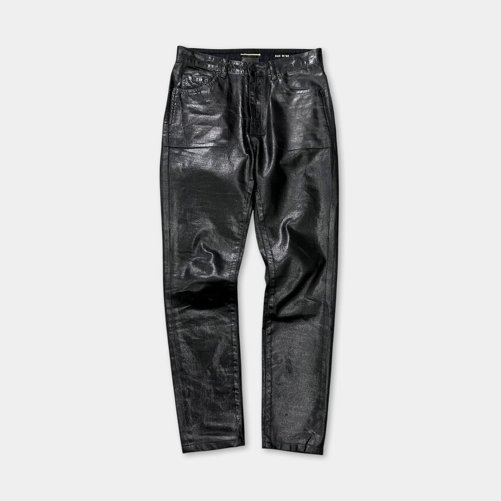Saint Laurent Paris D05 Waxed Skinny Jeans