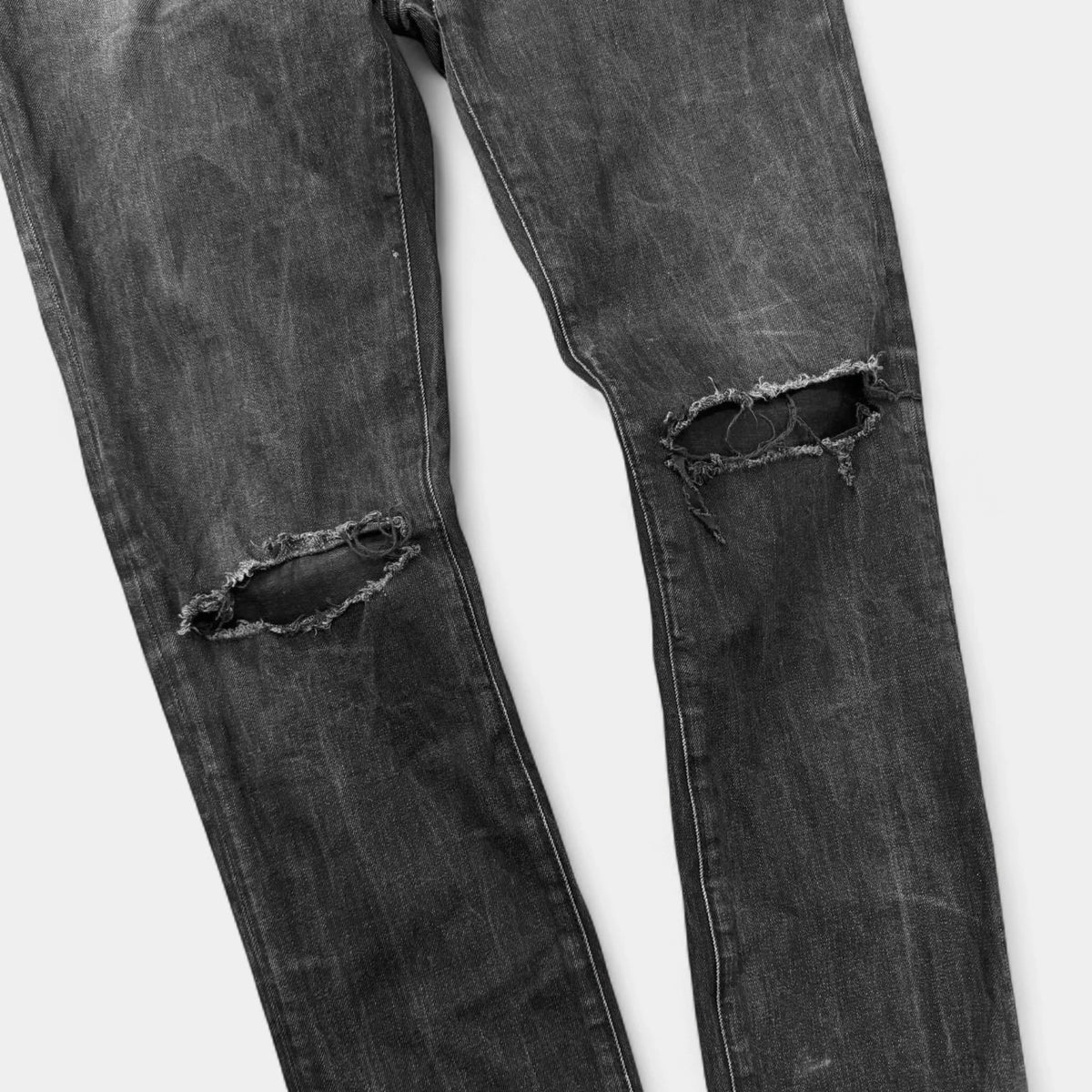 Saint Laurent 2016 Knee Slit D02 Skinny Jeans