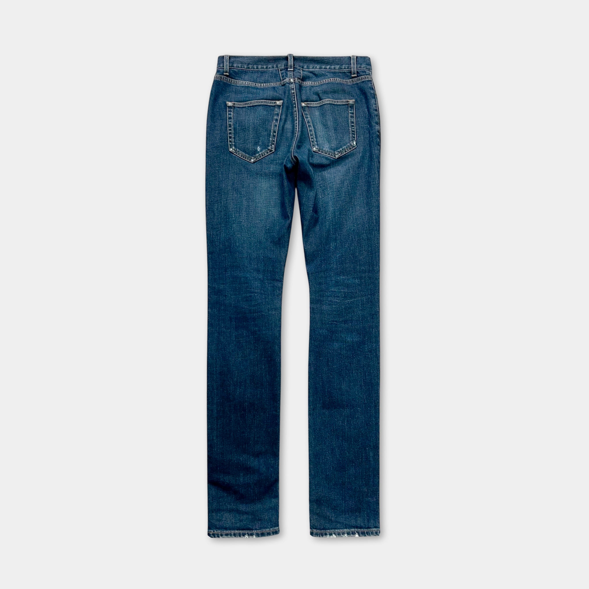 Saint Laurent 2016 Skinny Indigo Blue Denim Pants