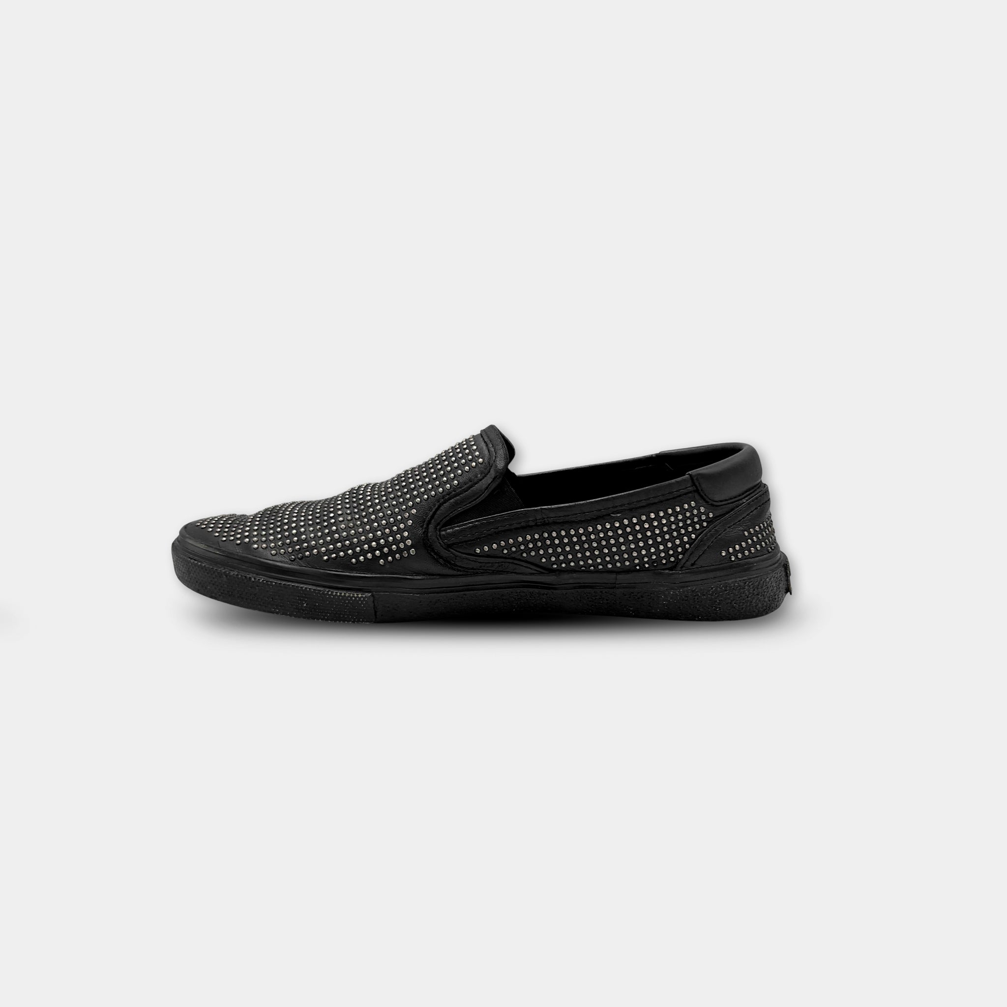 Saint Laurent Paris 2014 Studded Skate Slip-On Sneakers