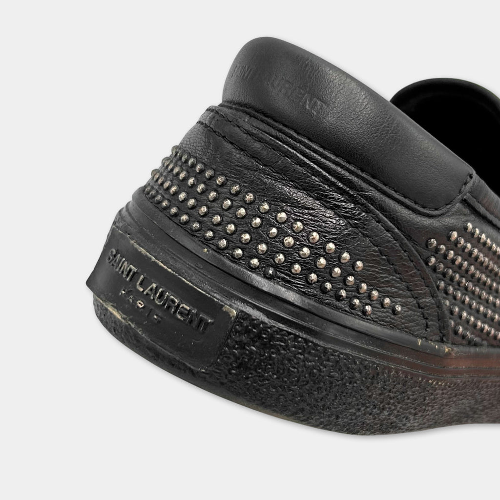 Saint Laurent Paris 2014 Studded Skate Slip-On Sneakers