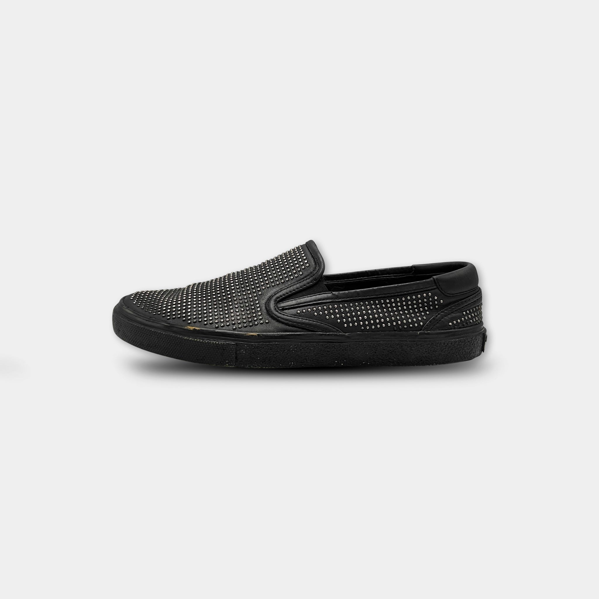 Saint Laurent Paris 2014 Studded Skate Slip-On Sneakers