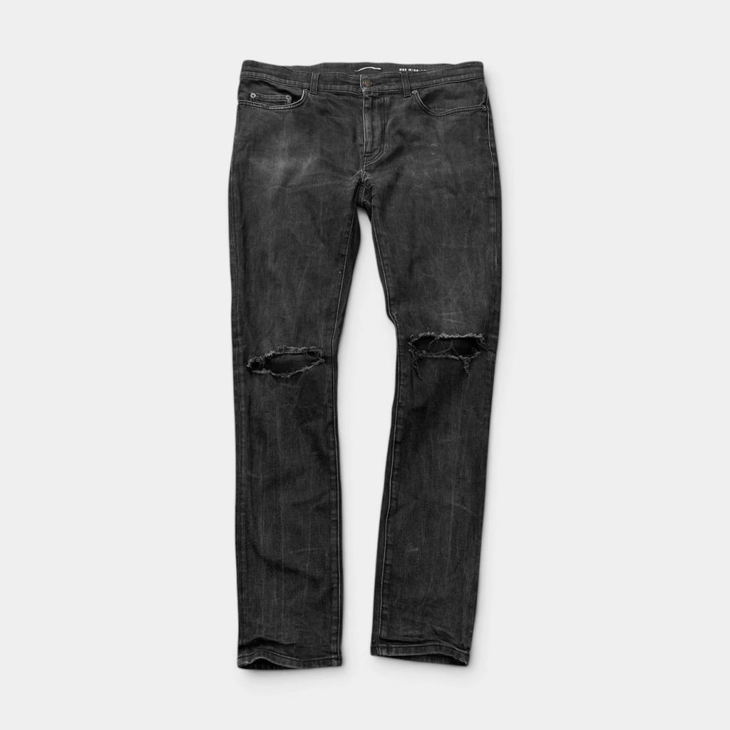 Saint Laurent 2016 Knee Slit D02 Skinny Jeans