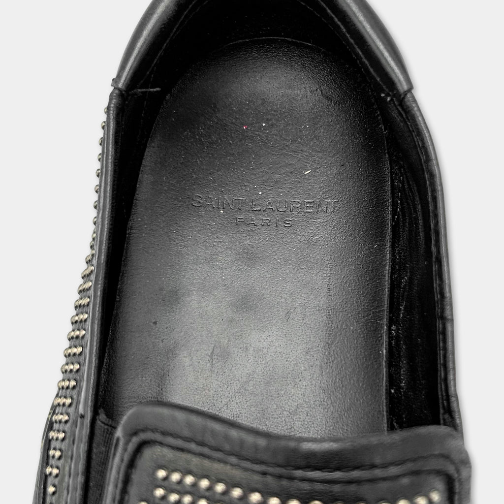 Saint Laurent Paris 2014 Studded Skate Slip-On Sneakers