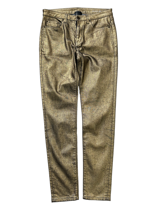Saint Laurent D05 Hedi Slimane Gold Denim (S/30)