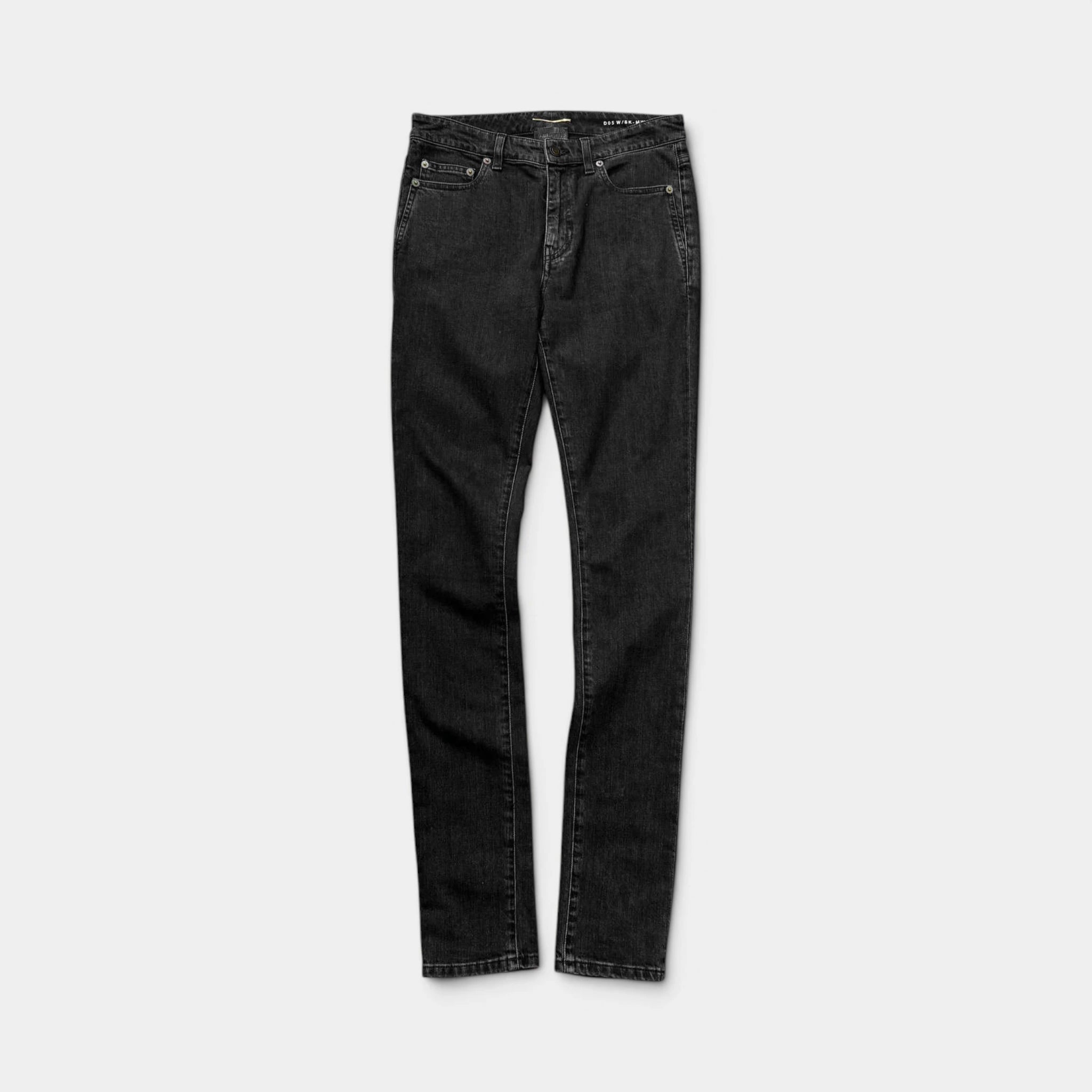 Saint Laurent 2017 D05 Skinny Fit Black Denim Jeans