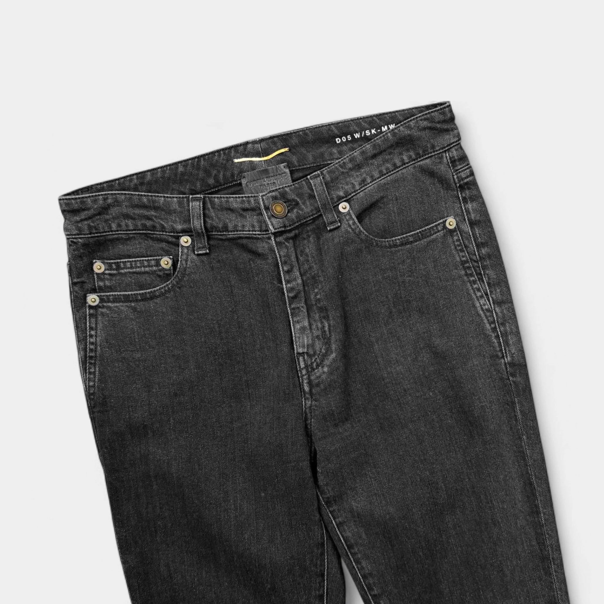 Saint Laurent 2017 D05 Skinny Fit Black Denim Jeans