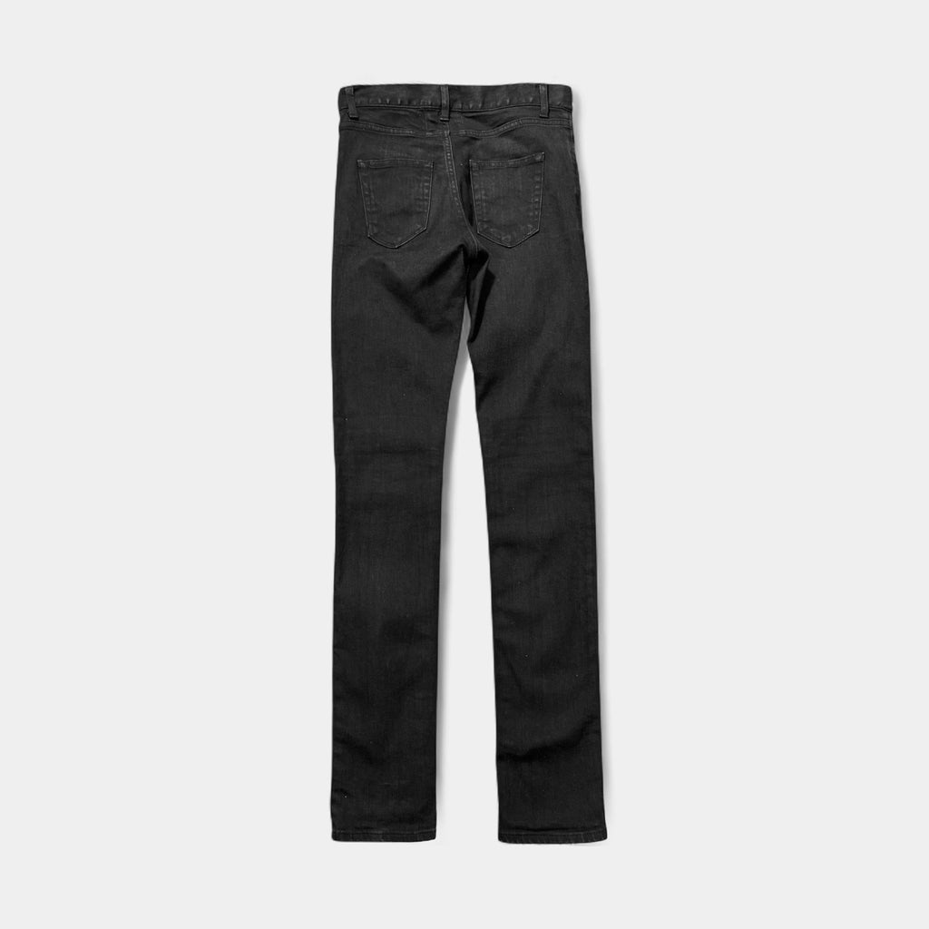 Saint Laurent 2016 Hedi Slimane D02 Skinny Black Denim Jeans
