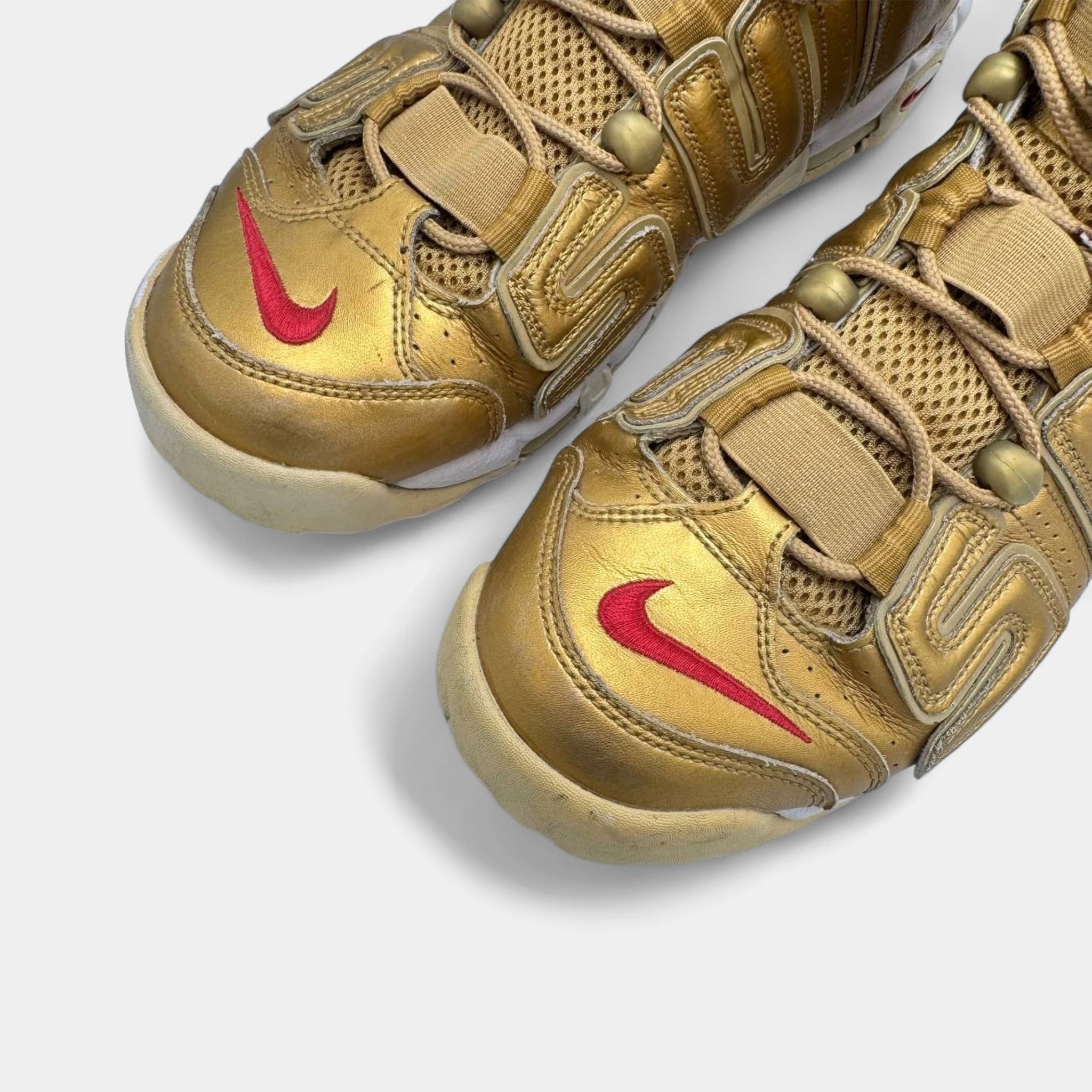 Nike x Supreme 2017 Air More Uptempo Gold
