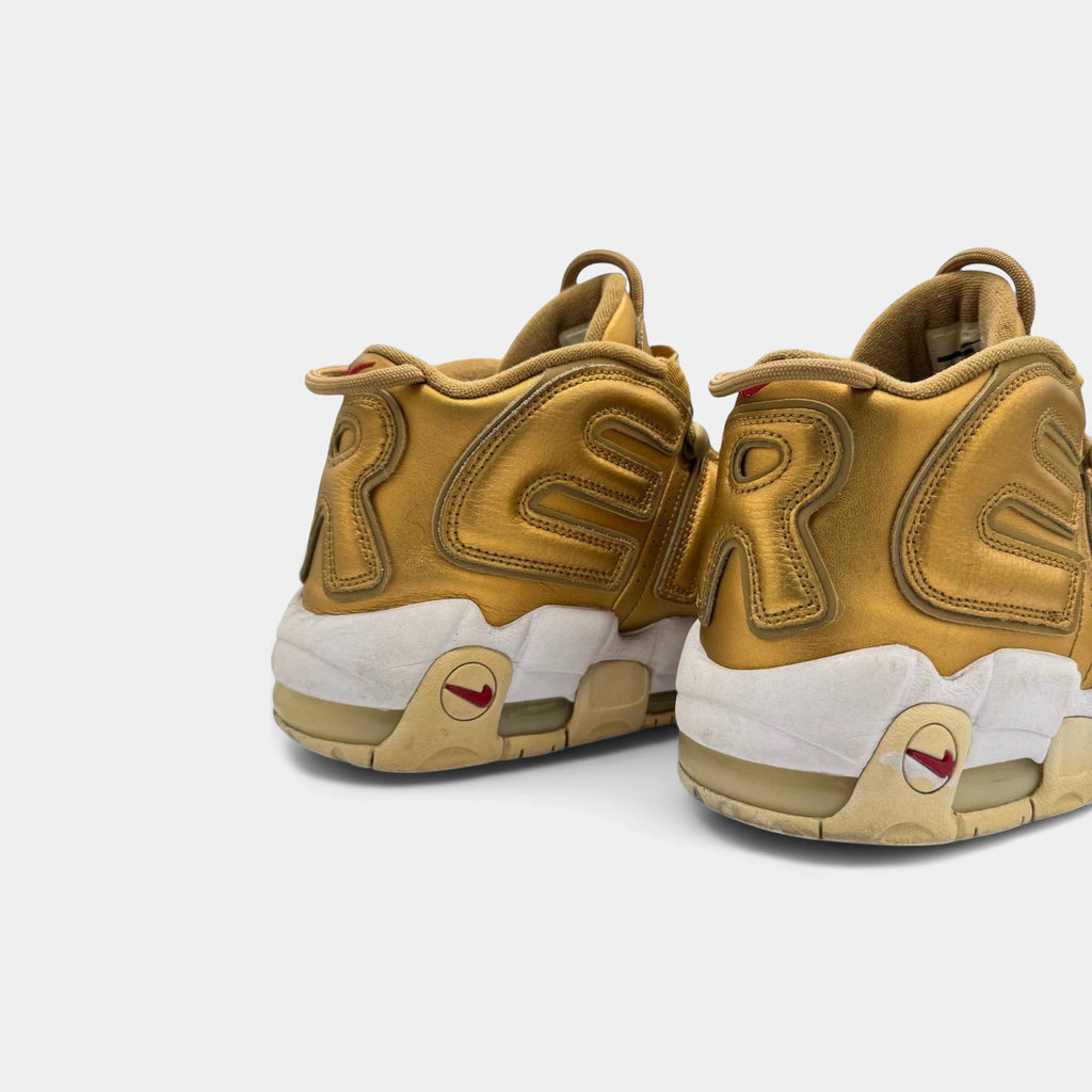 Nike x Supreme 2017 Air More Uptempo Gold