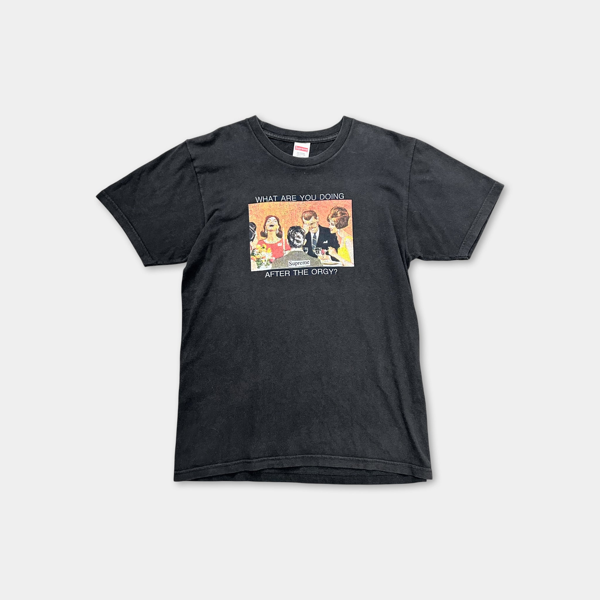 Supreme SS17 "Orgy" Black T-Shirt
