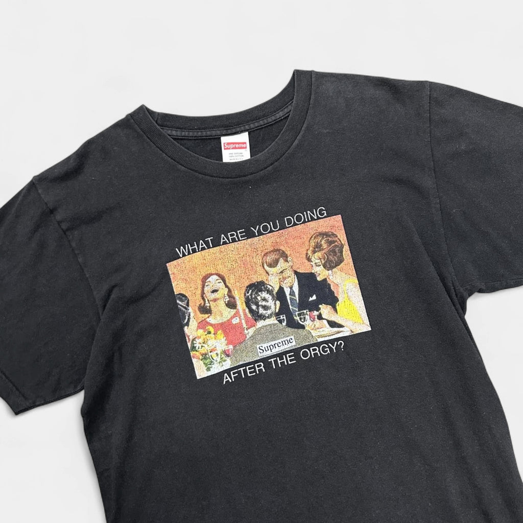 Supreme SS17 "Orgy" Black T-Shirt
