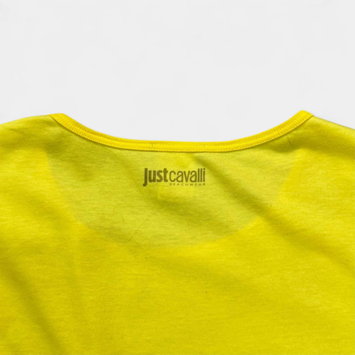 Just Cavalli Tiger Graphic Yellow T-Shirt