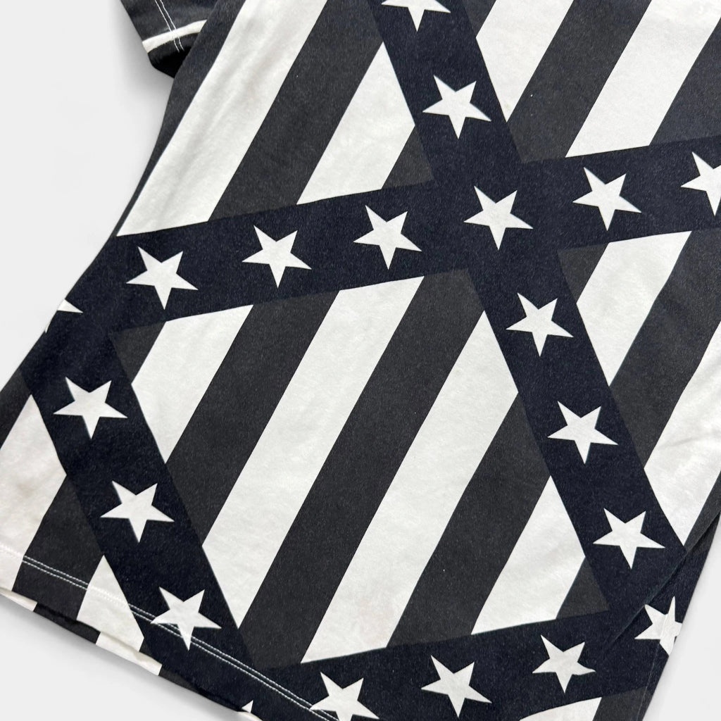 Love Moschino Graphic Star and Stripe Print T-Shirt - detail 4