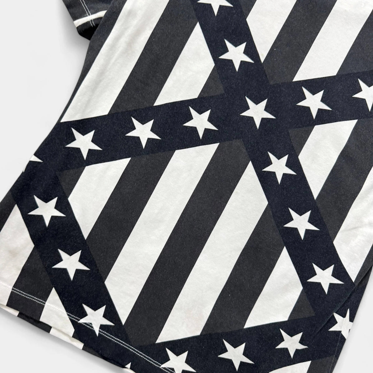 Love Moschino Graphic Star and Stripe Print T-Shirt - detail 4