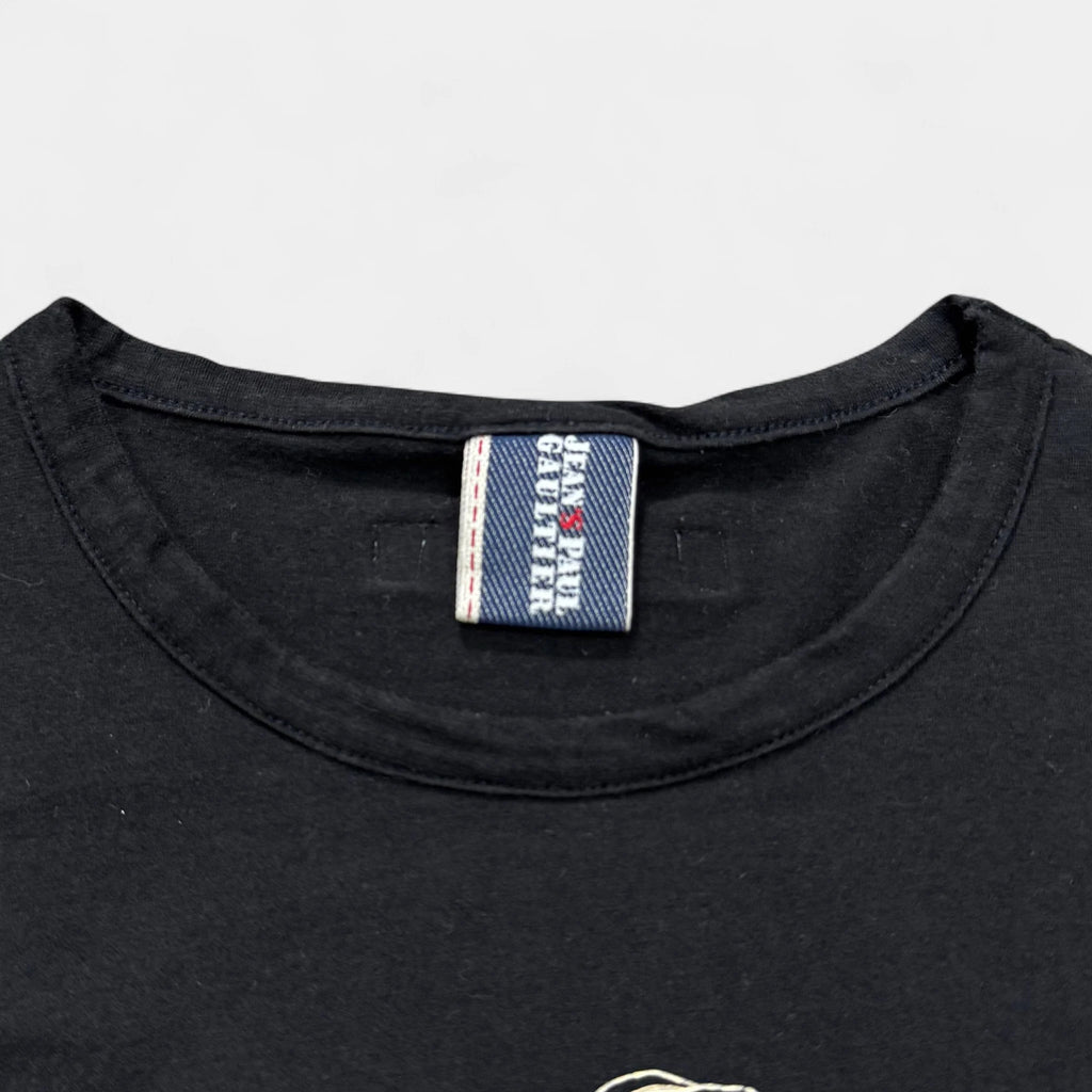 Jean Paul Gaultier 90s BBT Style Fantasy Print Gold Detail T-Shirt - detail 1