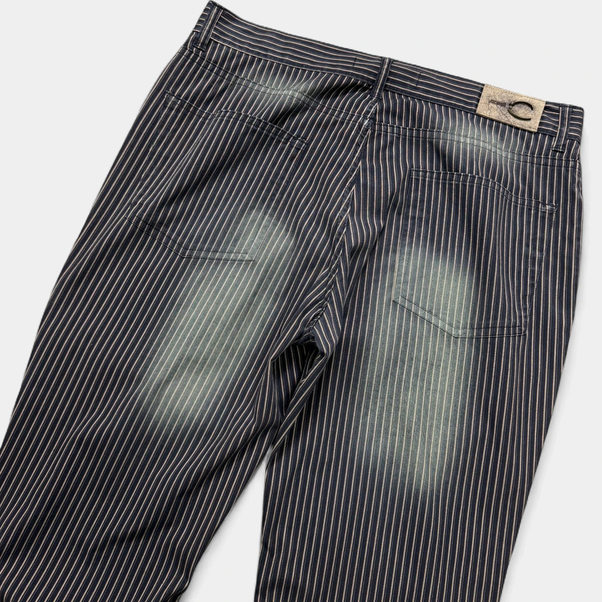 Just Cavalli 90s Striped Sandblasted Flared Pants - detail 5