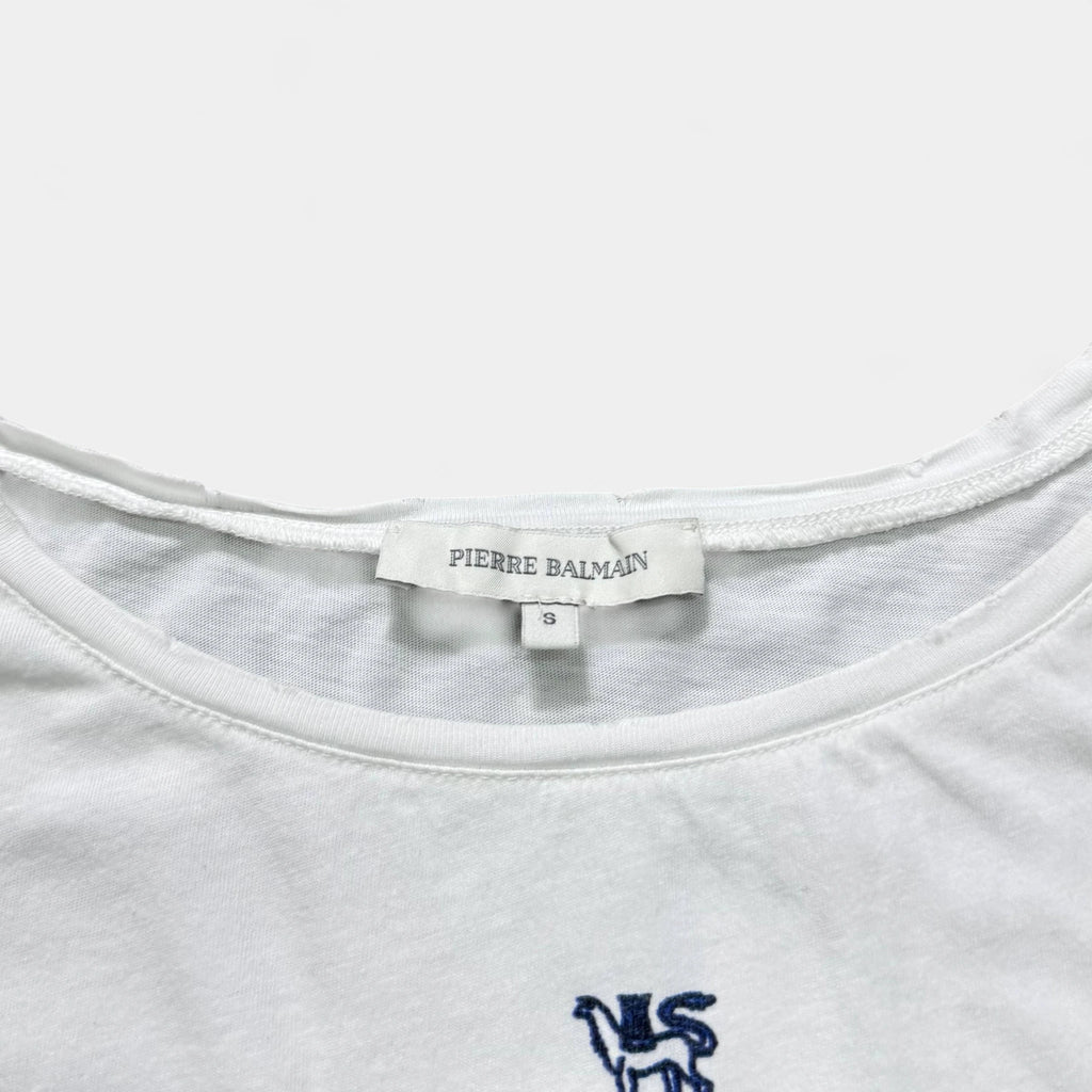 Pierre Balmain Heraldic Crest Oversized T-Shirt
