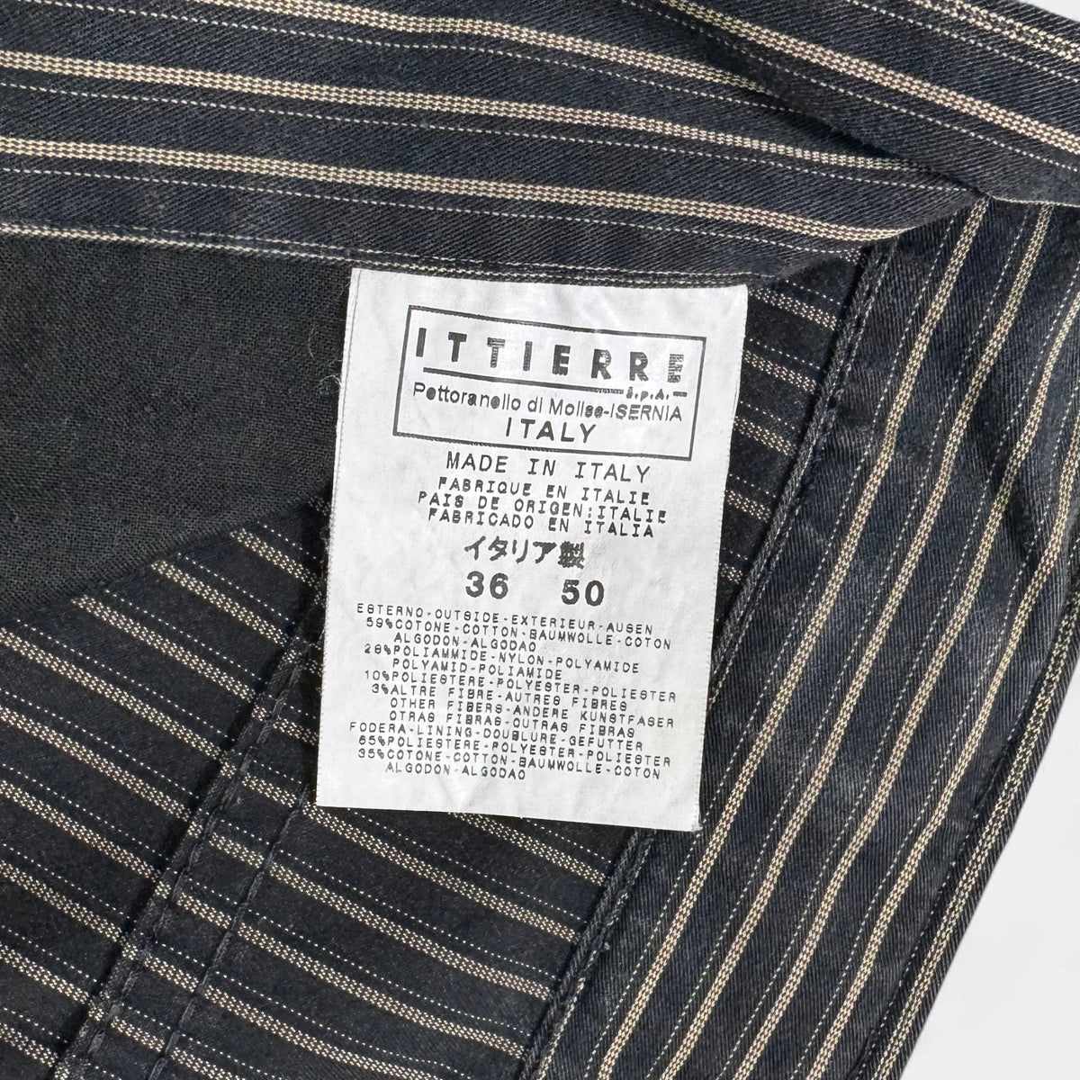 Just Cavalli 90s Striped Sandblasted Flared Pants - detail 3