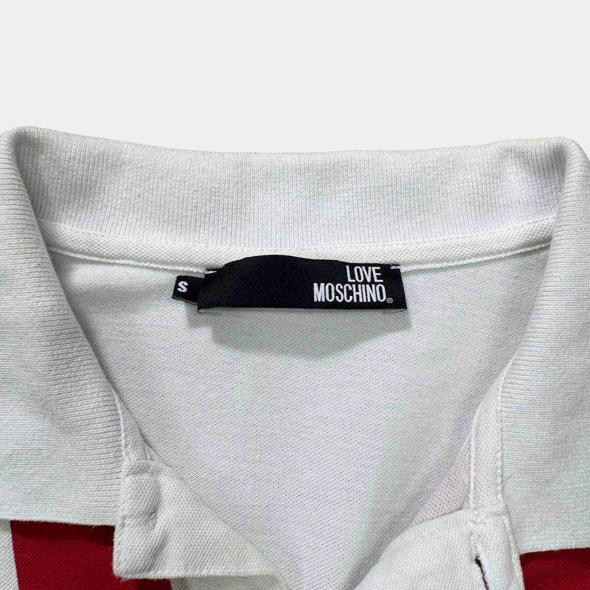 Love Moschino Peace Symbol Polo Shirt