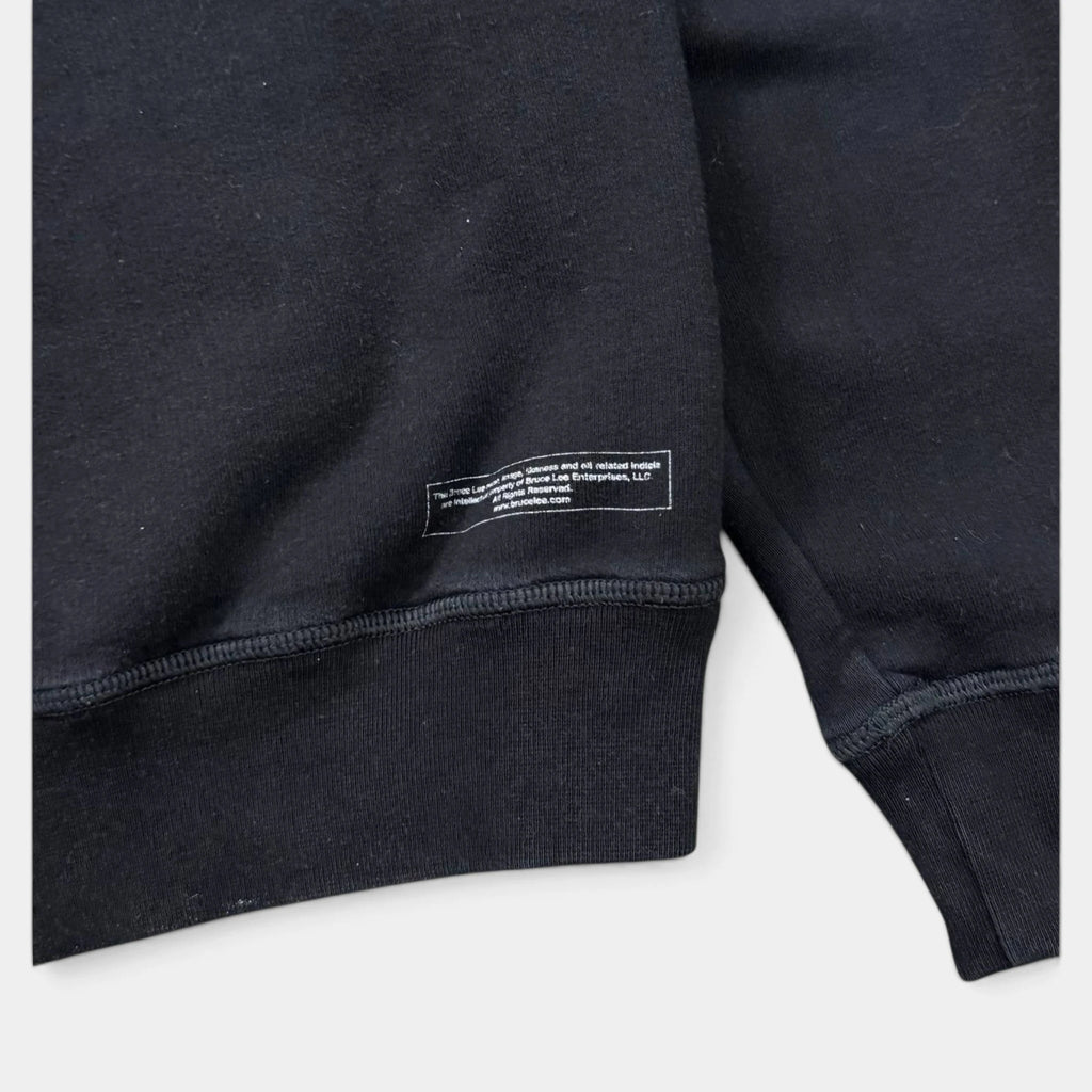 Dsquared2 Bruce Lee Black Graphic Crew Neck Sweatshirt
