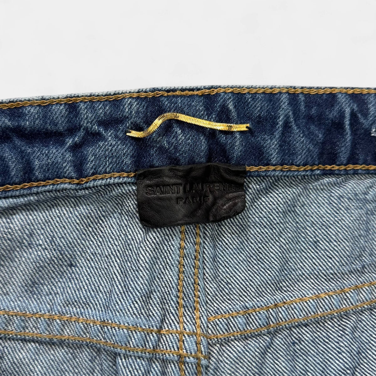 Saint Laurent 2018 D17 Flared Indigo Denim Jeans