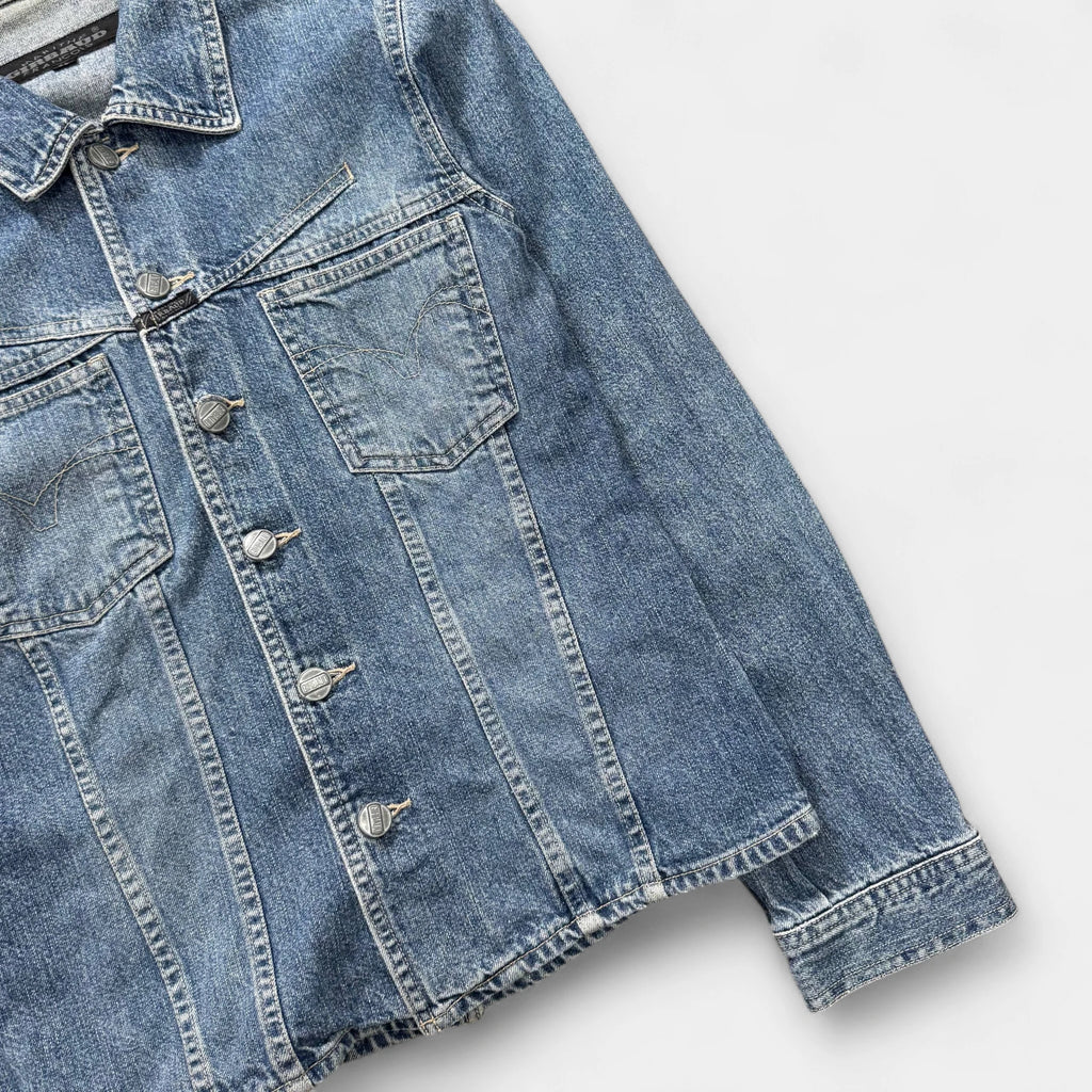 Marithé + François Girbaud Classic Denim Jacket Blue - detail 2