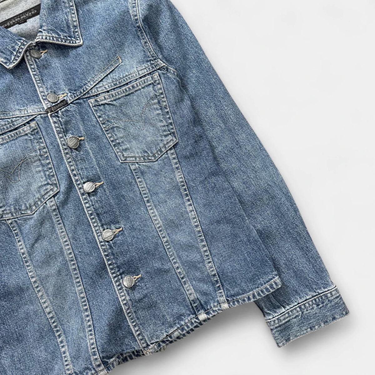 Marithé + François Girbaud Classic Denim Jacket Blue - detail 2