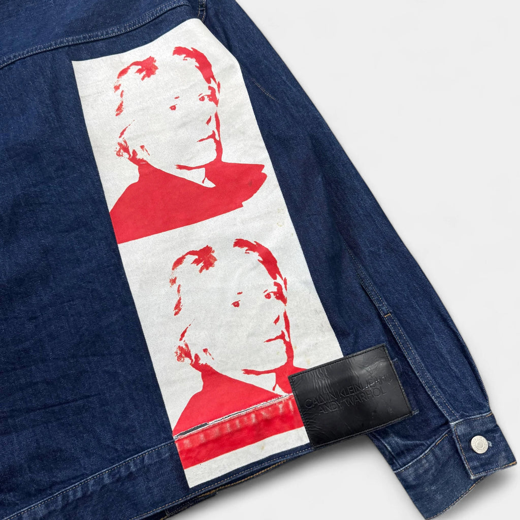 Calvin Klein Jeans 2010s Andy Warhol Collaboration Blue Denim Jacket - detail 3