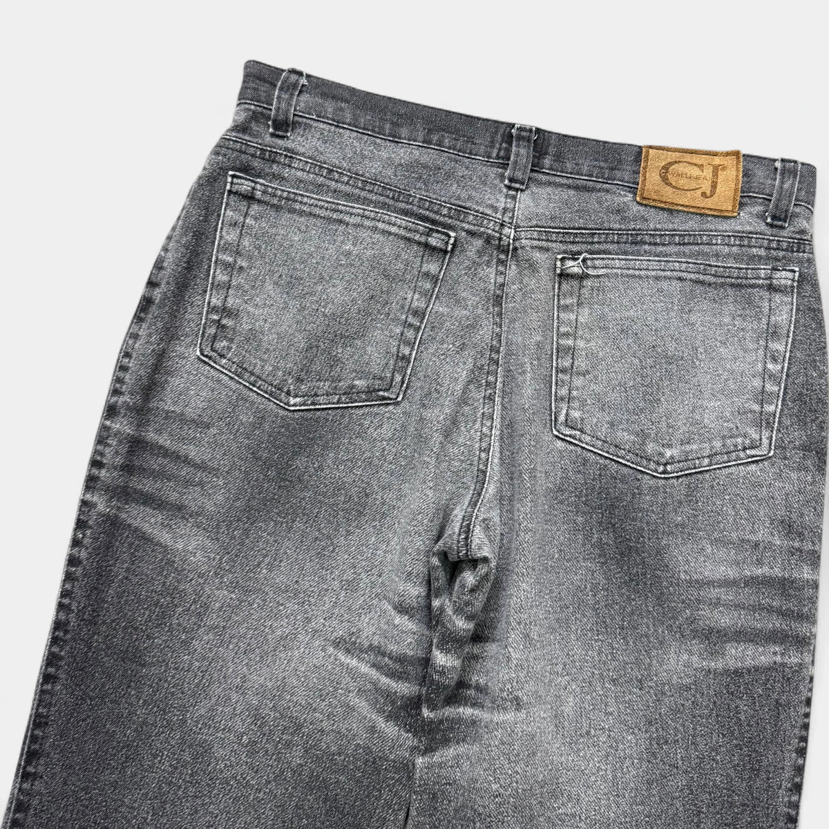 Cavalli Jeans Vintage Trompe L'oeil Denim Wide-Leg Pants - detail 5