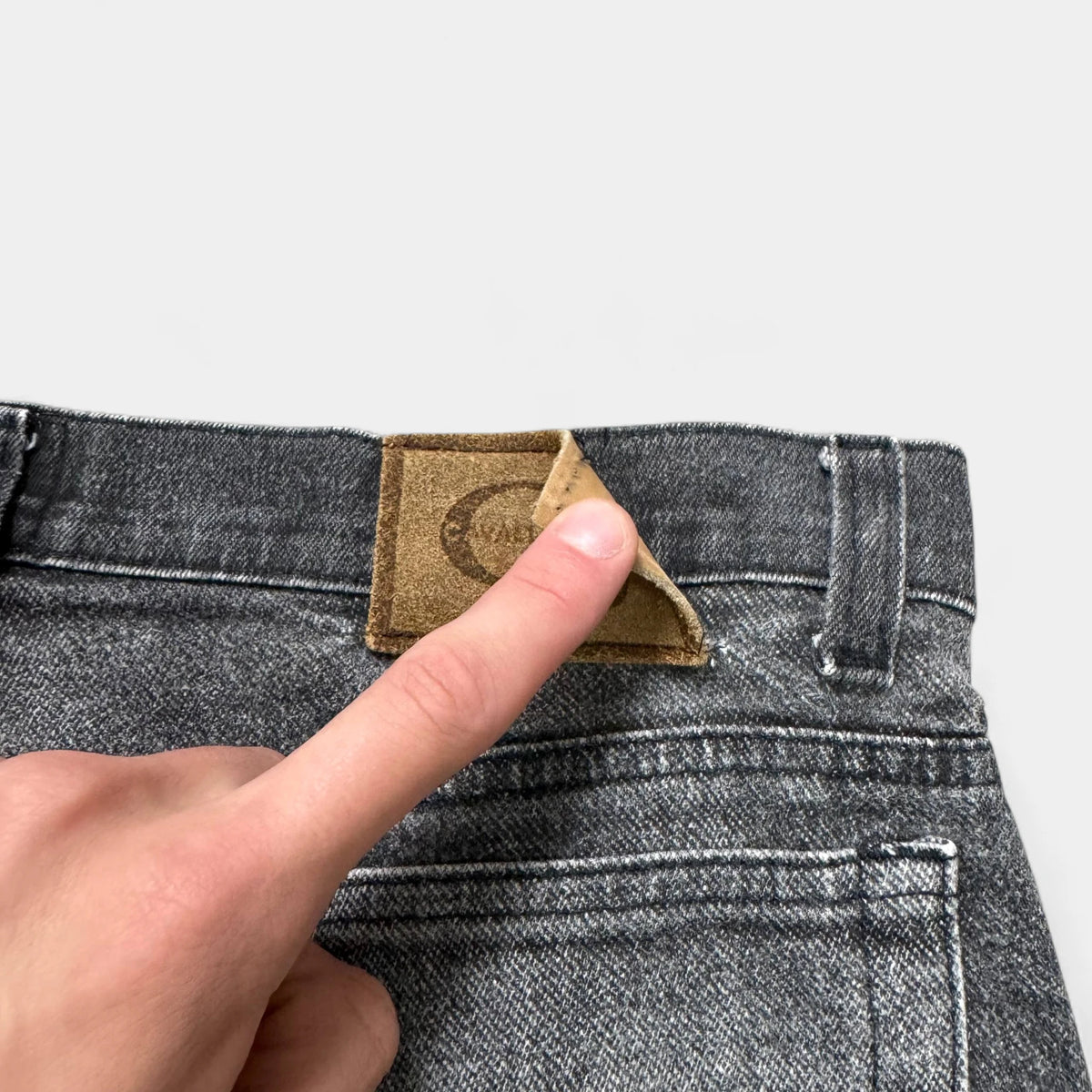 Cavalli Jeans Vintage Trompe L'oeil Denim Wide-Leg Pants - detail 6