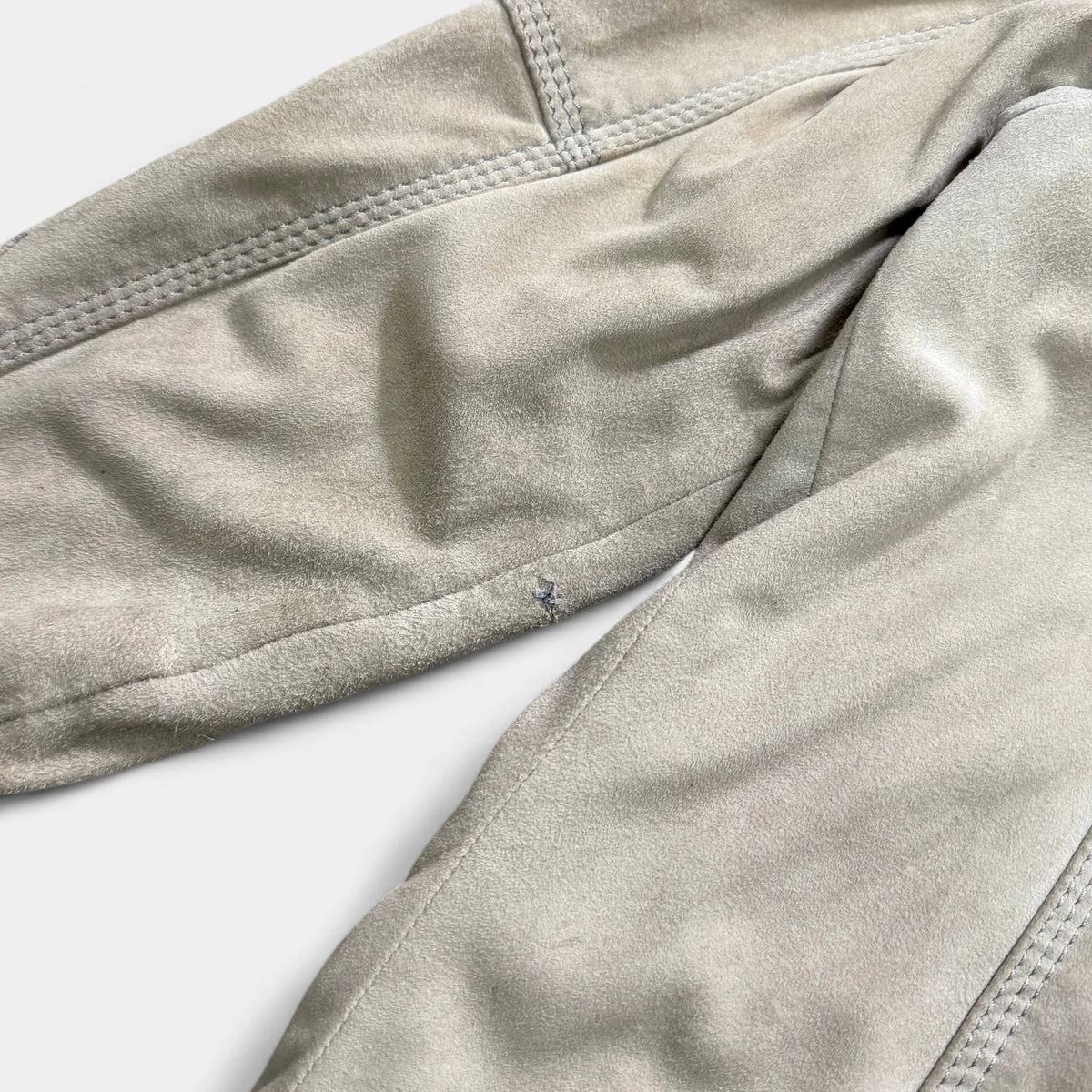 Dolce & Gabbana Beige Suede Varsity Jacket - detail 8