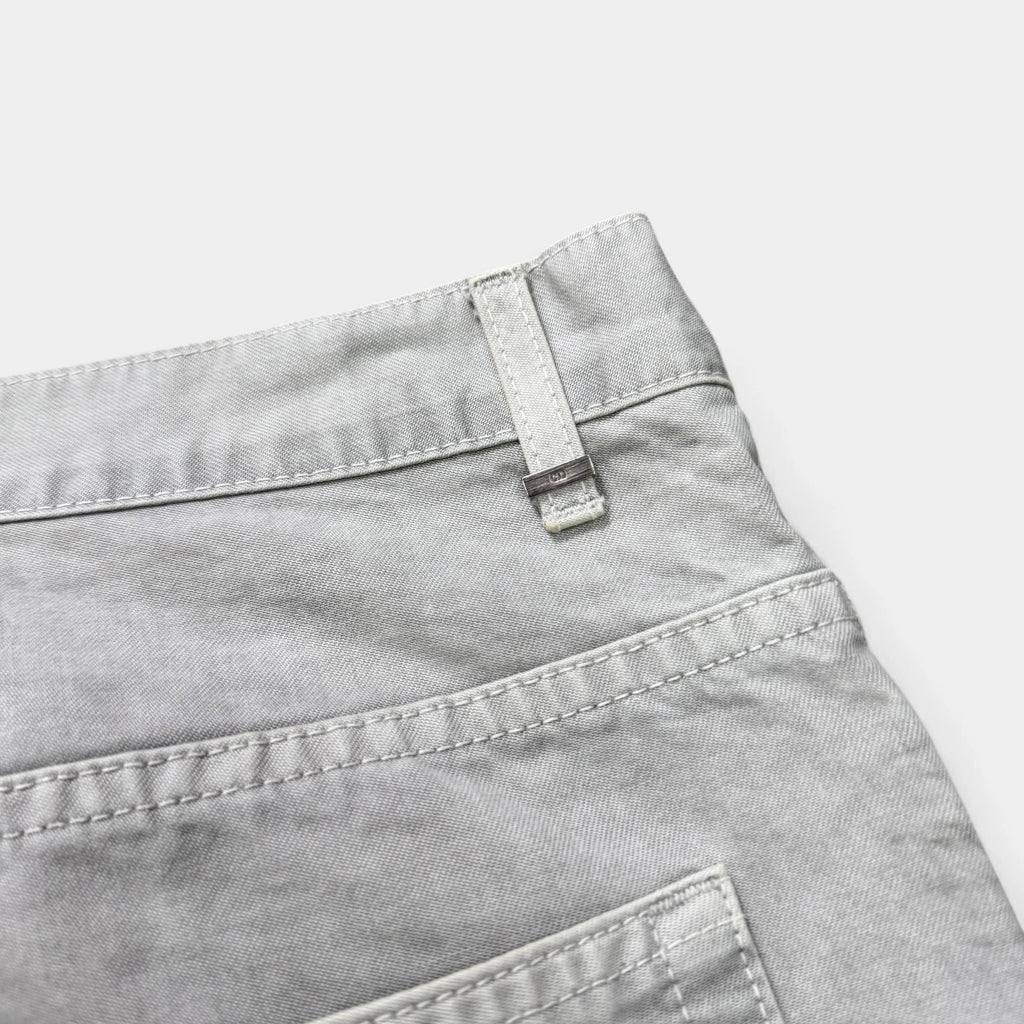 Dior Homme KVA Bleached Grey Straight Leg Trousers