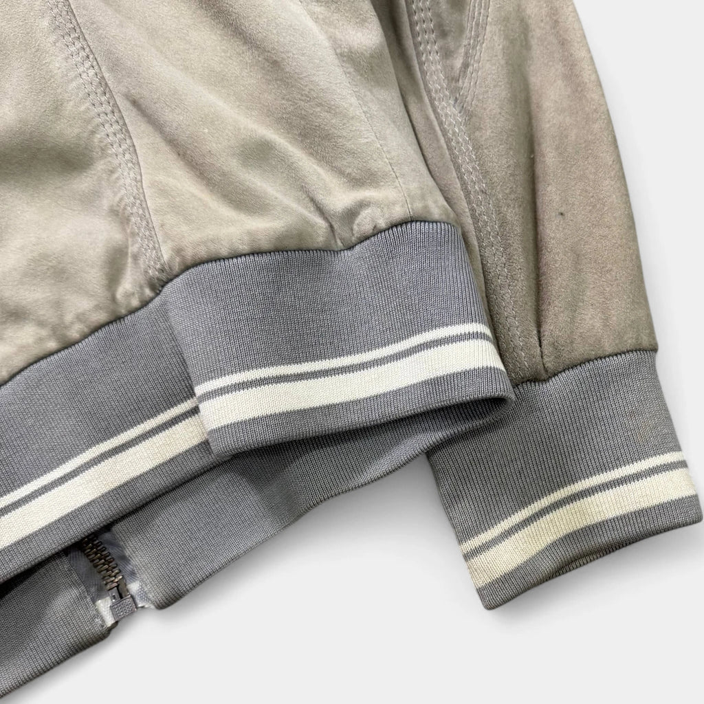Dolce & Gabbana Beige Suede Varsity Jacket - detail 7