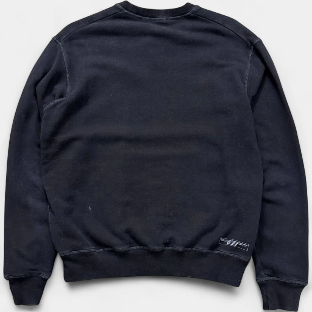 Dsquared2 Bruce Lee Black Graphic Crew Neck Sweatshirt
