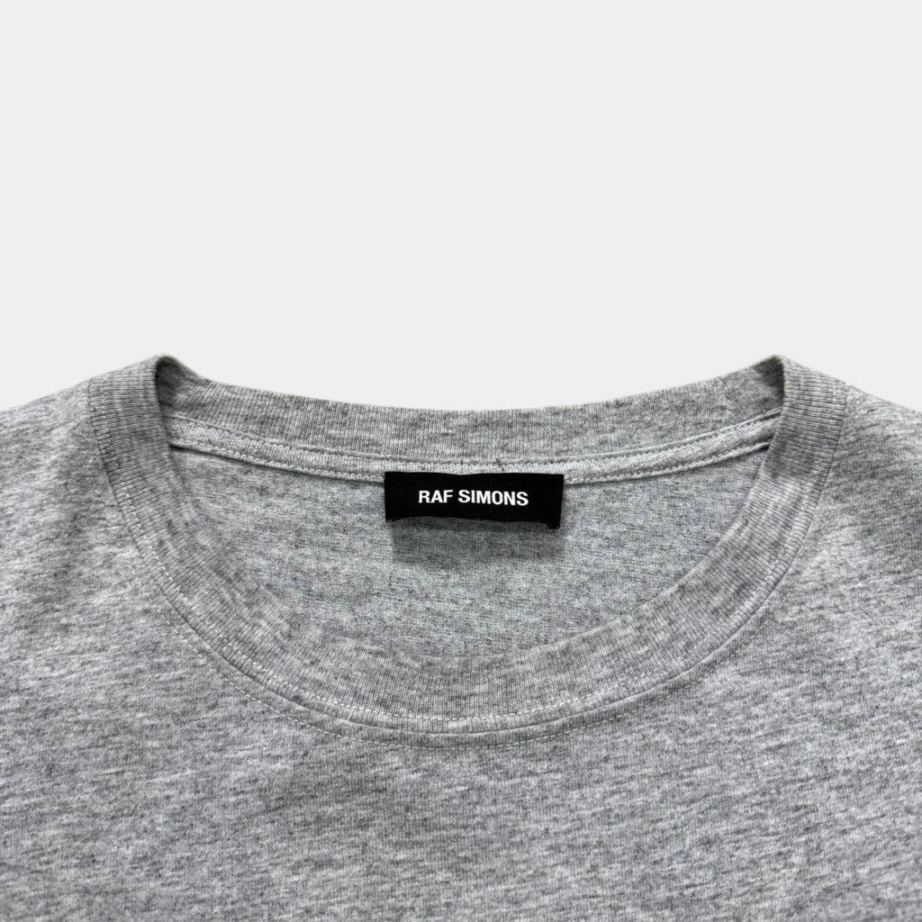 Raf Simons Autumn/Winter 2018 LSD XTC Graphic Grey T-Shirt