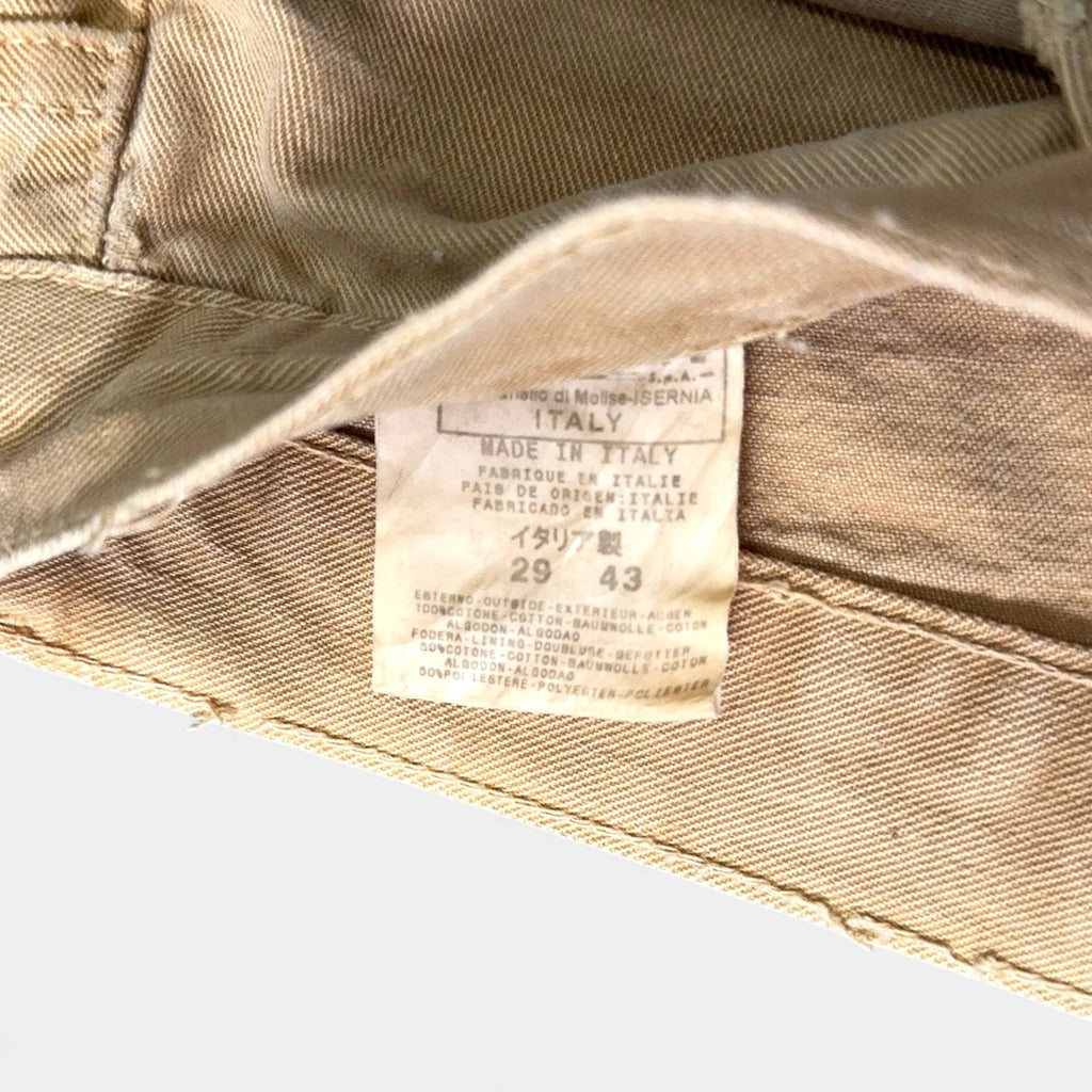 Just Cavalli Vintage Beige Slightly Flared Distressed Pants - detail 3
