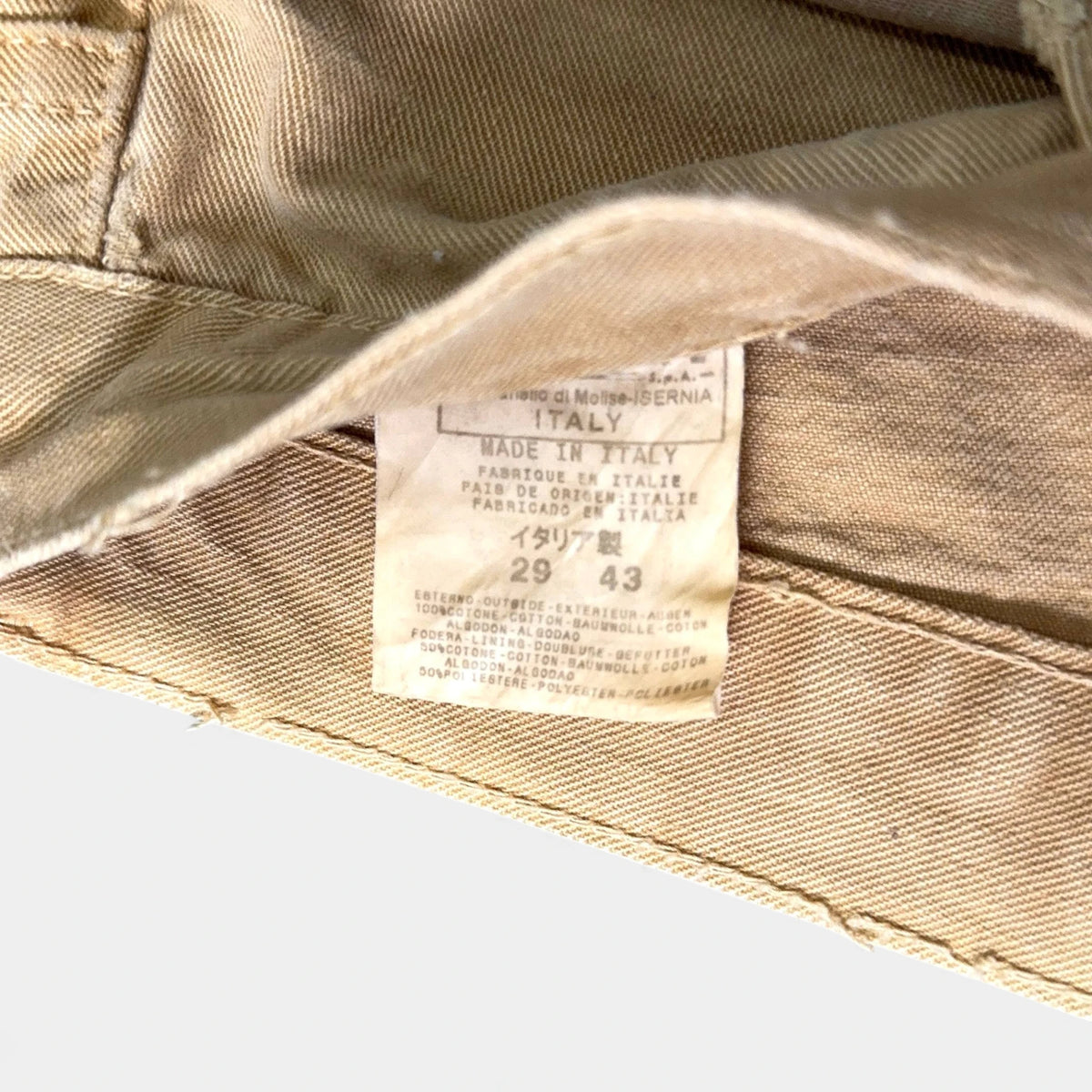 Just Cavalli Vintage Beige Slightly Flared Distressed Pants - detail 3