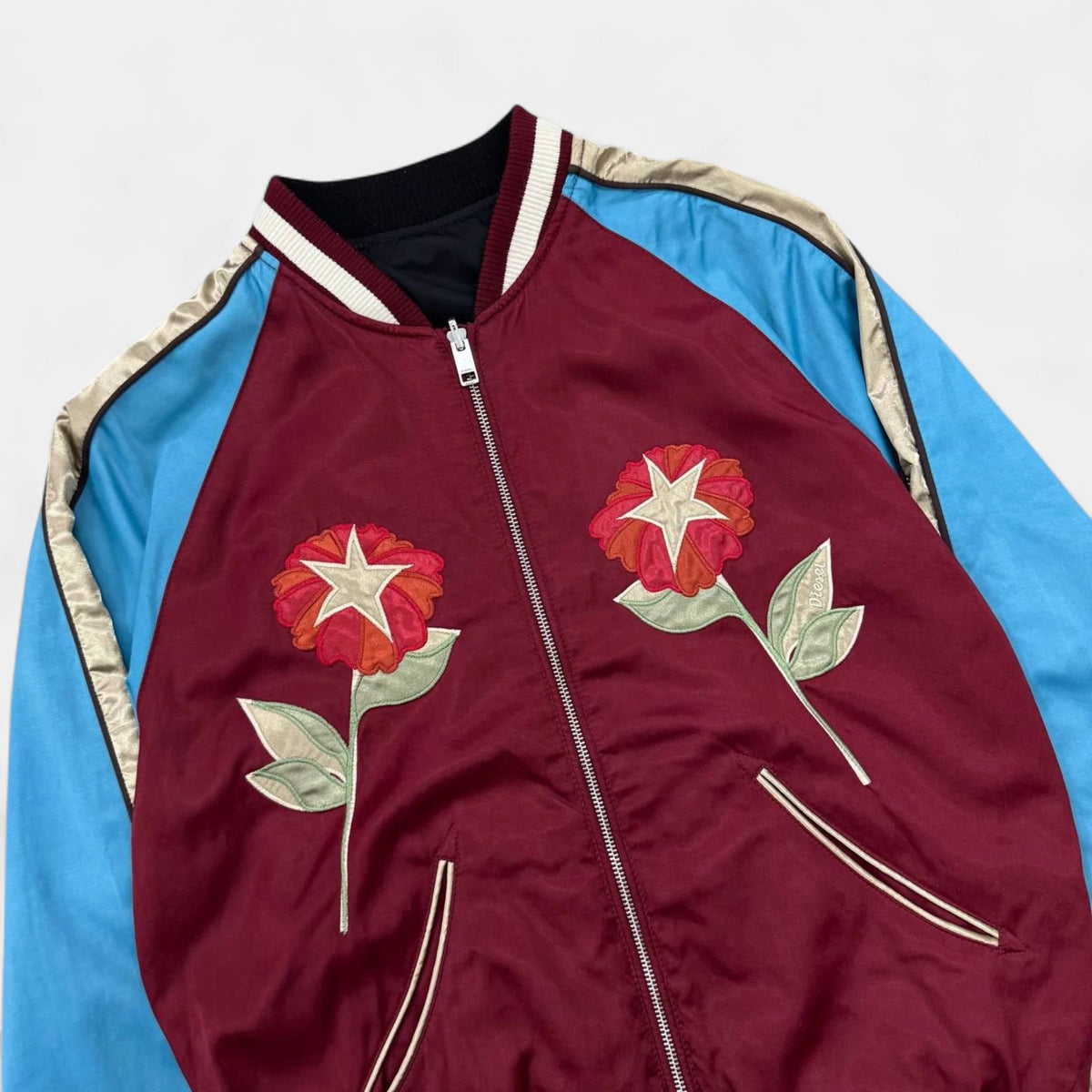 Diesel Reversible Embroidered Palm Sukajan Souvenir Jacket