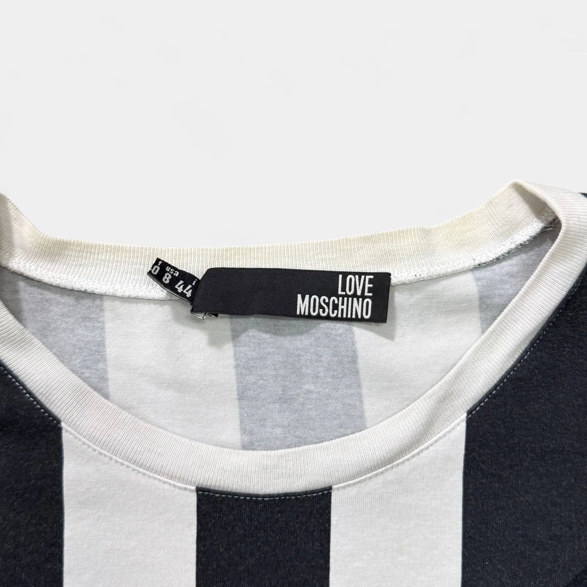 Love Moschino Graphic Star and Stripe Print T-Shirt - detail 1