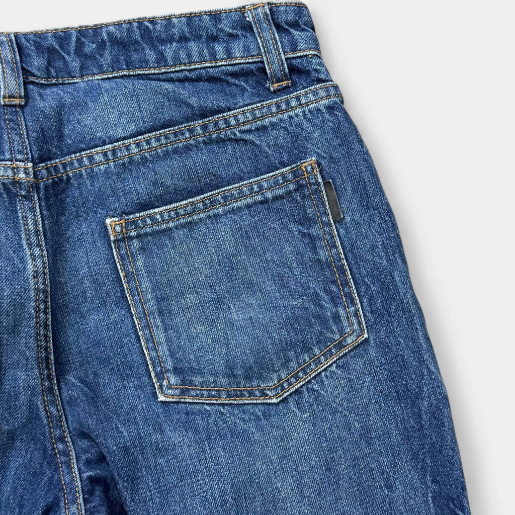 Saint Laurent 2018 D17 Flared Indigo Denim Jeans