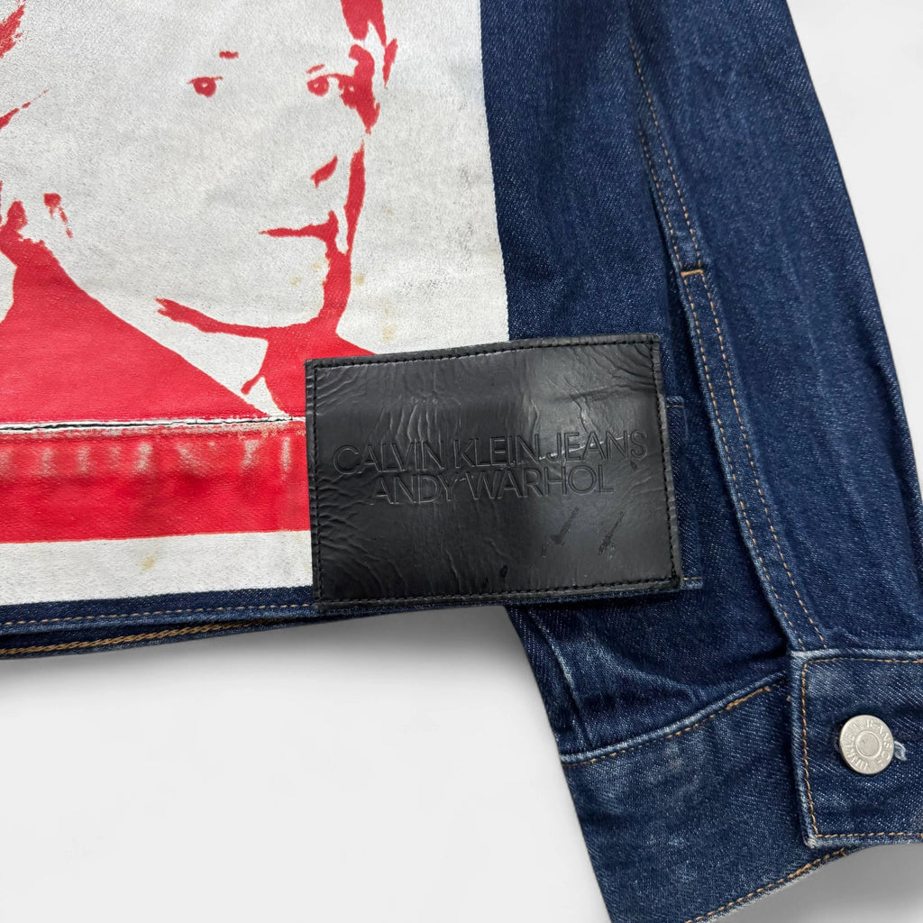 Calvin Klein Jeans 2010s Andy Warhol Collaboration Blue Denim Jacket - detail 4