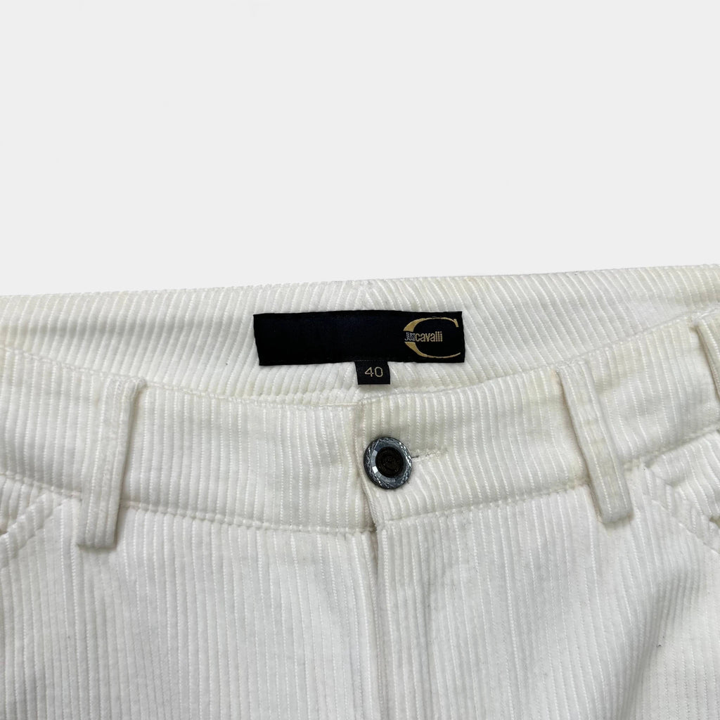 Just Cavalli 2000s Flared White Pants - detail 1