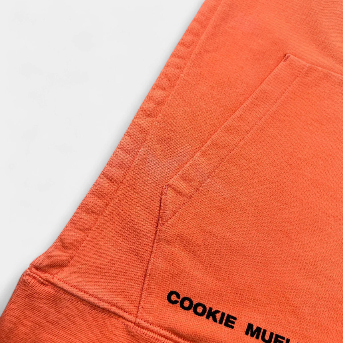 Raf Simons FW18 'DRUGS' Orange Sleeveless Hoodie