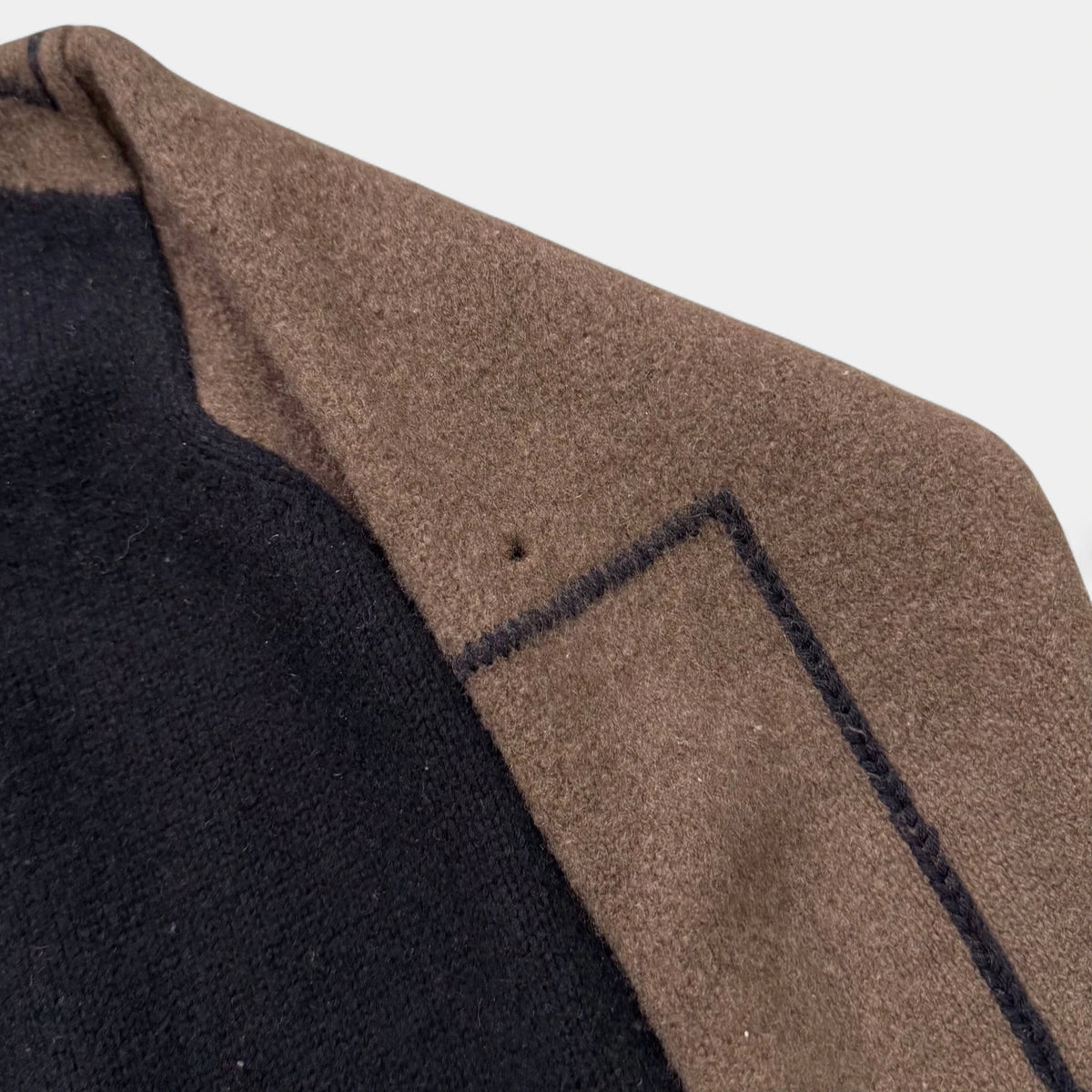 JC De Castelbajac 2000s African-Inspired Black Knit Zipper Cardigan - detail 2