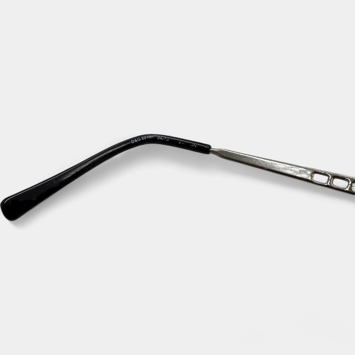 Dolce & Gabbana 2000s Silver Shield Sunglasses