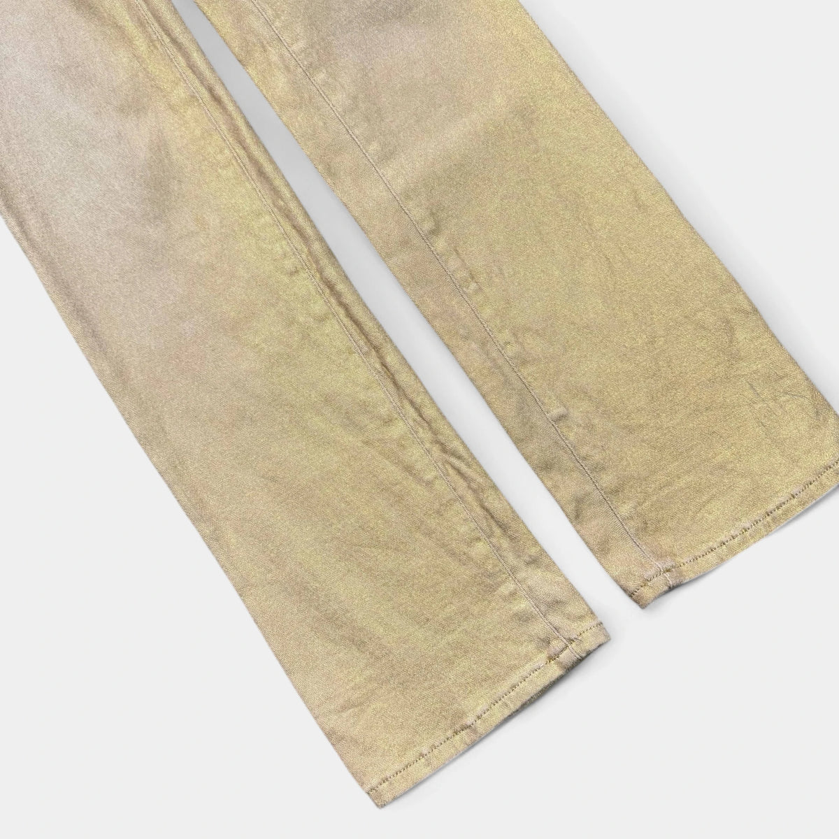 Just Cavalli 2000s Gold Metallic Skinny Denim Jeans - detail 3